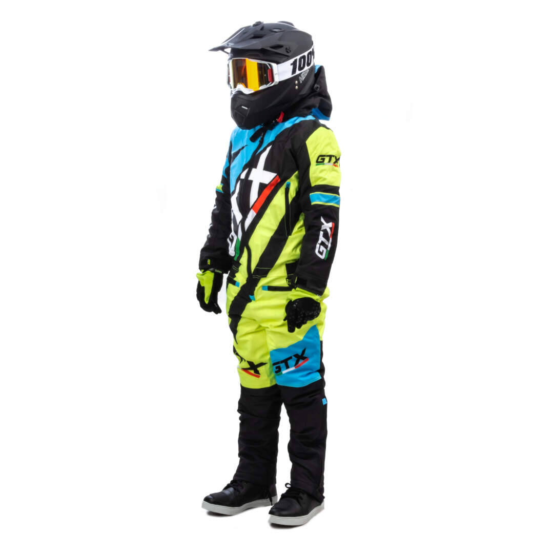 Комбинезон для снегохода (детский) GTX №6 blue-yellow (текстиль) (12Y) Комбинезон для снегохода (детский) GTX №6 blue-yellow (текстиль) (12Y)