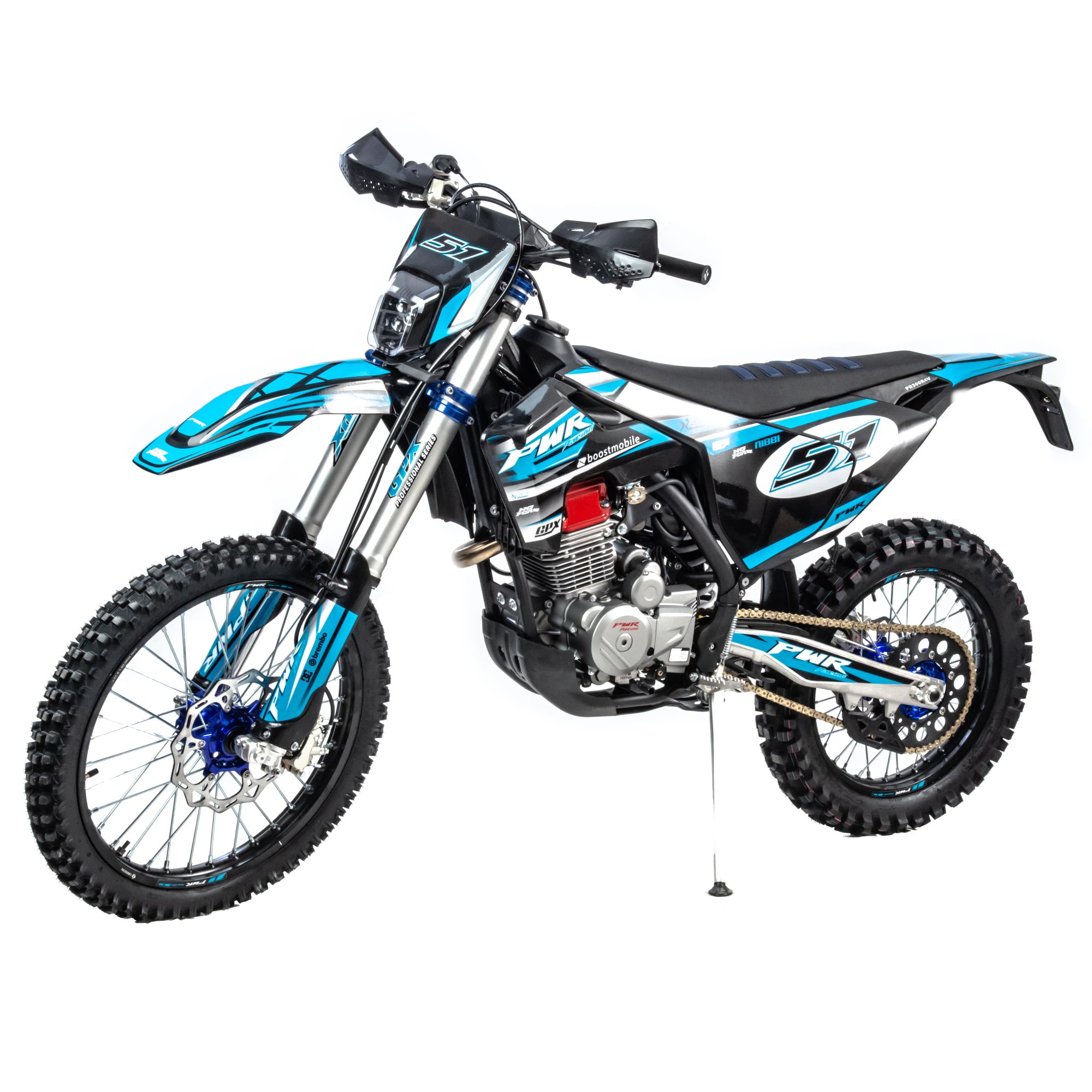 Мотоцикл Кросс PWR FS300 (PR5 4V) синий Мотоцикл Кросс PWR FS300 (PR5 4V) синий